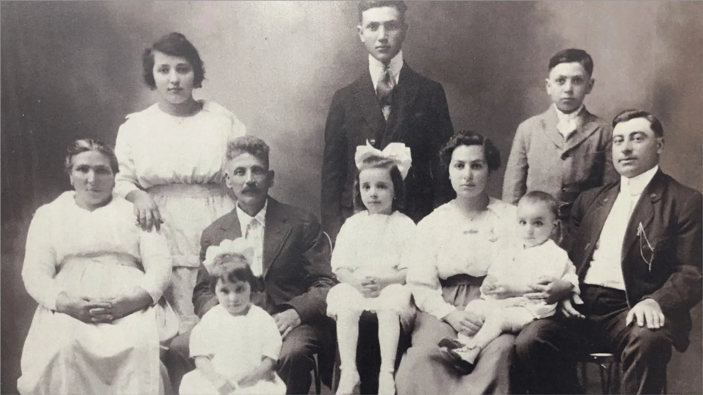 Historic Walla Walla Italian family portrait