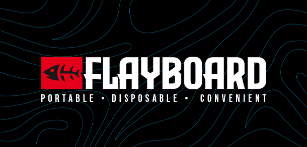 Flayboard business card, back with QR code