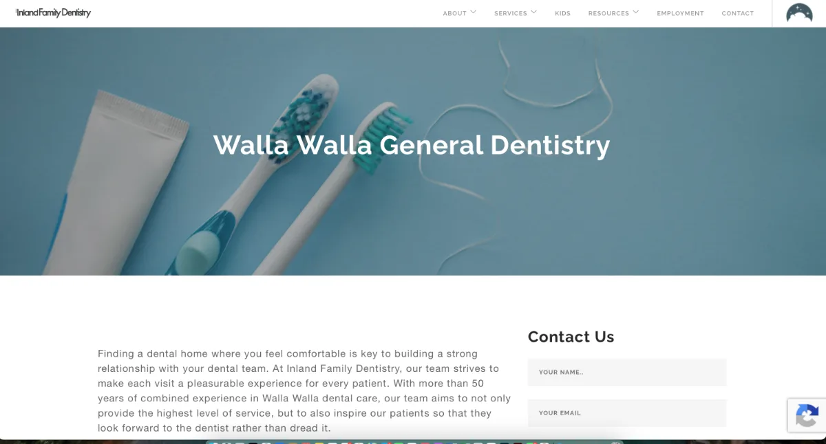 IFD general dentistry page