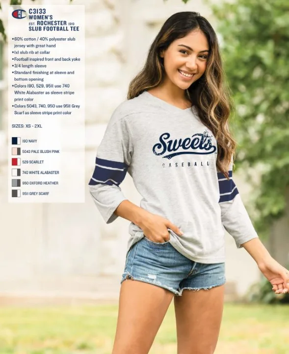 Raglan baseball tee