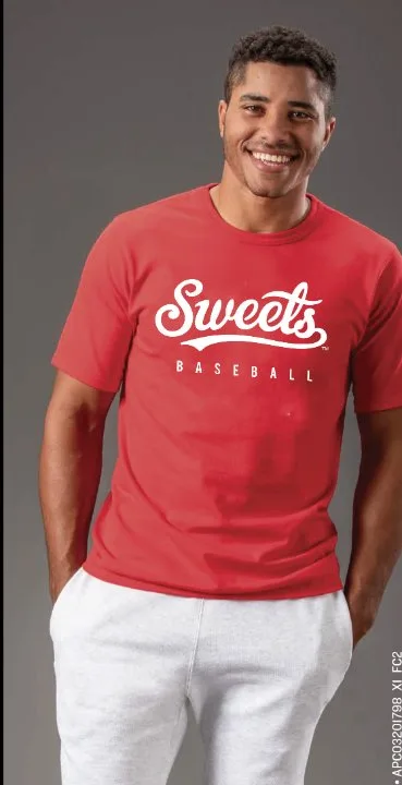 Sweets baseball tee